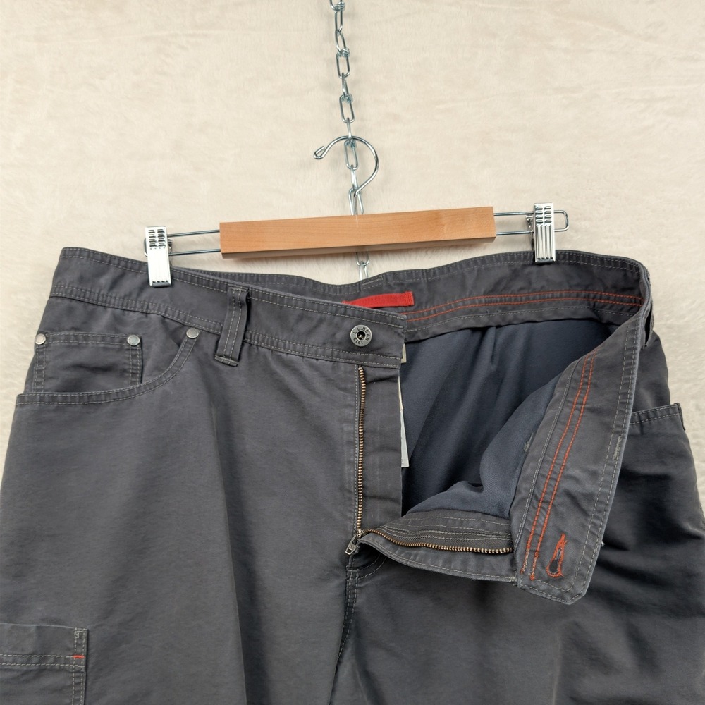 L.L. Bean Cargo Pants Men's 40X32 Gray Wide Leg Multi Pocket Outdoor Utility